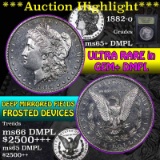 ***Auction Highlight*** 1882-o Morgan Dollar $1 Graded GEM+ DMPL by USCG (fc)