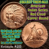 American Indian 1 oz .999 Copper Round