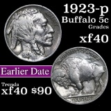 1927-s Buffalo Nickel 5c Grades xf