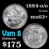 1884-o/o Vam 8 Morgan Dollar $1 Grades Select+ Unc