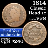 1814 Classic Head Large Cent 1c Grades vg, very good (fc)