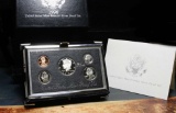 1996 United States Mint Premier Silver Proof Set in Display case Premier Silver Proof Set