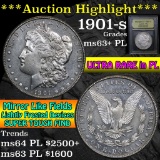 ***Auction Highlight*** 1901-s Morgan Dollar $1 Graded Select Unc+ PL by USCG (fc)