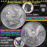 ***Auction Highlight*** 1884-o Morgan Dollar $1 Graded Choice Unc+ DMPL by USCG (fc)