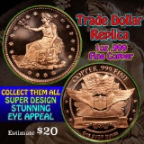 Trade dollar replica 1 oz .999 Copper Round