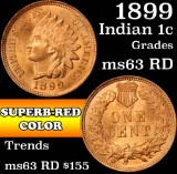 1899 Indian Cent 1c Grades Select Unc RD