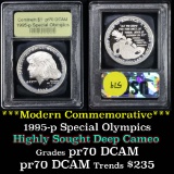 1995-p Special Olympics Modern Commem Dollar $1 Graded GEM++ Proof Deep Cameo by USCG (fc)