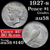 1927-s Peace Dollar $1 Grades Choice AU/BU Slider