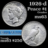 1926-d Peace Dollar $1 Grades Select Unc (fc)