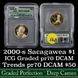 2000-s Sacagawea Dollar $1 Graded xf45 by ICG