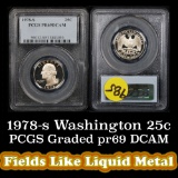 PCGS 1978-s Washington Quarter 25c Graded pr69 DCAM by PCGS