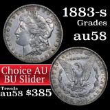 1883-s Morgan Dollar $1 Grades Choice AU/BU Slider (fc)