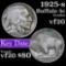 1925-s Buffalo Nickel 5c Grades vf, very fine