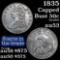 1835 Capped Bust Half Dollar 50c Grades Select AU (fc)