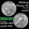 1934-p Peace Dollar $1 Grades Choice AU