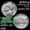 1944-p Jefferson Nickel 5c Grades Choice Unc 5fs