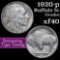 1920-p Buffalo Nickel 5c Grades xf