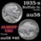 1935-s Buffalo Nickel 5c Grades Choice AU/BU Slider