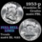 1953-p Franklin Half Dollar 50c Grades Choice Unc FBL