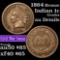1864 Bronze Indian Cent 1c Grades AU Details