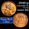 1949-p Lincoln Cent 1c Grades Choice Unc RD