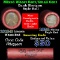 Lincoln Wheat cents 1c orig shotgun roll, 1912-d one end, 1858 Flying Eagle other end