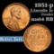 1951-p Lincoln Cent 1c Grades Choice Unc RB