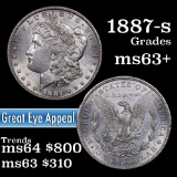 1887-s Morgan Dollar $1 Grades Select+ Unc (fc)