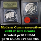 2013-W Girl Scouts Modern Commem Dollar $1 Grades GEM++ Proof Deep Cameo