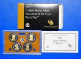 2011 United States Mint Presidential Dollar Proof Set - 4 pc set