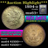 ***Auction Highlight*** 1894-o Morgan Dollar $1 Graded Select+ Unc by USCG (fc)