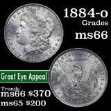 1884-o Morgan Dollar $1 Grades GEM+ Unc (fc)