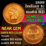 1899 Indian Cent 1c Grades Choice Unc RD (fc)