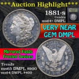 ***Auction Highlight*** 1881-s Morgan Dollar $1 Graded Choice Unc+ DMPL by USCG (fc)