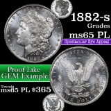 1882-s Morgan Dollar $1 Grades GEM Unc PL (fc)