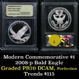 2008-P Bald Eagle Modern Commem Dollar $1 Grades GEM++ Proof Deep Cameo