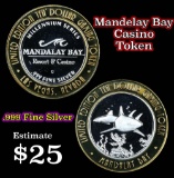 Mandelay Bay Casino Token .999 Fine Silver