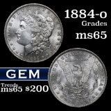 1884-o Morgan Dollar $1 Grades GEM Unc (fc)