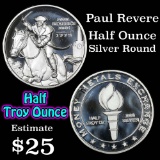 Paul Revere Half Oz Silver Rounds