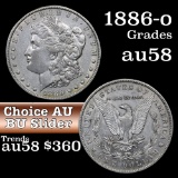 1886-o Morgan Dollar $1 Grades Choice AU/BU Slider (fc)