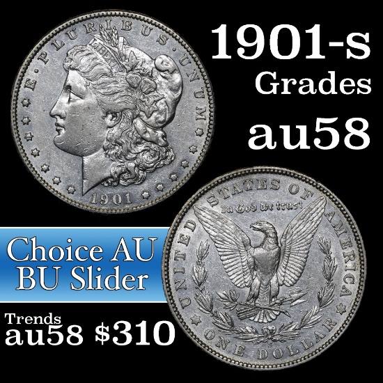 1901-s Morgan Dollar $1 Grades Choice AU/BU Slider