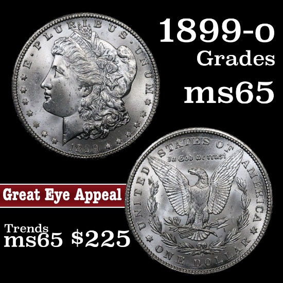 1899-o Morgan Dollar $1 Grades GEM Unc (fc)