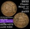 1832 Classic Head half cent 1/2c Grades Select AU (fc)