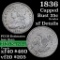 1836 Capped Bust Quarter 25c Grades xf details (fc)