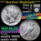 ***Auction Highlight*** 1921-p Peace Dollar $1 Graded Select+ Unc by USCG (fc)