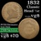 1832 Classic Head half cent 1/2c Grades vg, very good