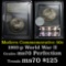 1993-p WWII Modern Commem Half Dollar 50c Graded ms70, Perfection by USCG