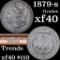 1879-s Rev '78 Top 100 Morgan Dollar $1 Grades xf