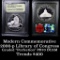 2000-p Library of Congress Modern Commem Dollar $1 Graded GEM++ Proof Deep Cameo by USCG