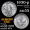 1930-p Standing Liberty Quarter 25c Grades Choice AU